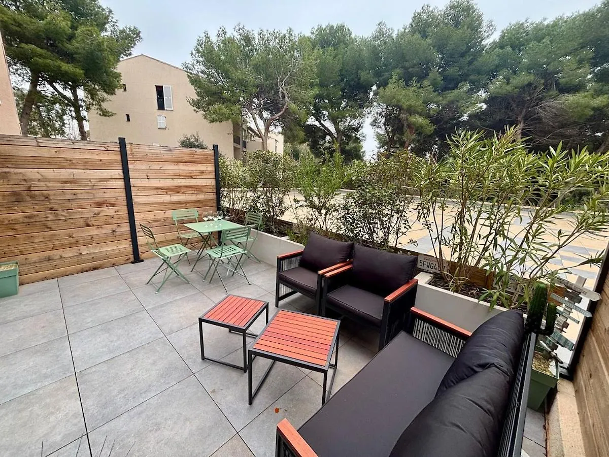 T2 En Rez-De-Jardin Avec Terrasse Privative, Residence Avec Piscine Et Tennis Six-Fours-les-Plages Apartment